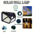 The Solar Sentry | 100-LED Motion-Sensing Solar Flood Light, 3 Modes, IP65