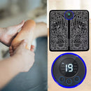 Foot Massager Foldable Portable Electric Massage Pad with Multiple Gear Adjustment for Body Relaxation Device Rechargeable