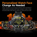 The Milestone Recon | 1.7'' HD GPS Military Smartwatch with Flashlight