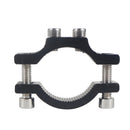 2Pcs Bike Motorcycle Headlight Spotlight Mount Handlebar Fixed Clamp Bracket Clip M5/M6 Screw Aluminum Alloy Front Light Holder
