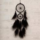 Feather Pendant Decoration Ornament Car Pendant Feather Wind Chimes Decor DIY Handmade Dream Catcher Material Kit