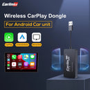 Carlinkit 无线 CarPlay 和 Android Auto 加密狗，适用于安卓车载导航播放器 USB 适配器，支持镜像投屏 Spotify Waze CCPA/W