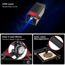 COMGROW Z1 PRO 激光雕刻切割机 20W 桌面数控激光雕刻机切割机 DIY 木工金属数控雕刻机