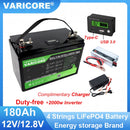 The Lithion Reserve | 12.8V 180AH LiFePO4 Deep Cycle Battery