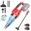 120W车载无线吸尘器，5500Pa吸力，2合1手持车载地毯吸尘器，配21V 2.2Ah电池