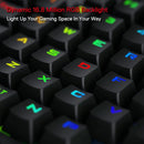 Redragon K585 PRO Wireless One-Handed Mechanical Keyboard 42 Keys 3-Mode RGB 7 Onboard Macro Keys Detachable Wrist Support