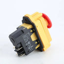 电磁开关 4/5针 120V 220V ON-OFF 瞬时复位带盖按钮 IP55防水 替换YCZ3-C，KJD17B