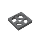 Gobricks GDS-949 Turntable 2 x 2 Plate, Base compatible with 3680  DIY Educational Building Blocks Technical