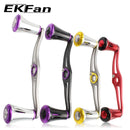 EKFan 铝合金渔线轮手柄 120毫米长度 8*5毫米孔尺寸 适用于水滴轮渔线轮摇臂钓鱼配件