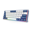 Redragon K717 PRO 定制 QMK/VIA 游戏键盘，61 键无线可编程机械键盘，龙吟轴