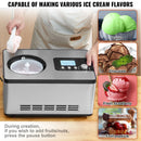 The Gelato Atelier | 2-Quart Compressor Ice Cream Maker, No Pre-Freezing