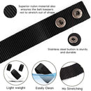 4pcs Adjustable Thickened Tactical Belt Buckle Police Military Accessories Double Snap Buckle Nylon Tactical Belt Loop Retainer