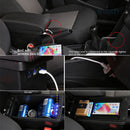 For Renault Duster Armrest For Dacia Duster Car Armrest Box 2019-2022 Center Console Storage Box Decoration Accessories leather