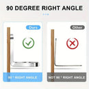 40pcs Stainless Steel L Brackets - Small Right Angle Corner Brace for Shelves, Wood Furniture, Chair, Drawer with 80pcs Screws