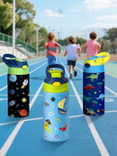 350ml Cartoon Insulated Cup Animal Pattern Stainless Steel Thermos Cup Christmas Vacuum Flasks Water Bottle Xmas Gift Cup