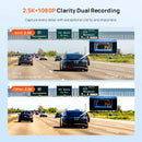 The A410 | Front 1440P + Rear 1080P Dual Dashcam