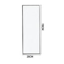 Metal Frame Over the Door Full Length Large Black Mirror