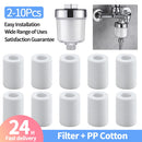 Water Outlet Purifier Kits Universal Faucet Filter PP Cotton For Kitchen Bathroom Shower Household Filter High Density Practica