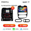 AWESAFE PX9 车载收音机 适用于 雷诺 Clio 4 2012-2019 无线 Carplay 屏幕 安卓自动立体声 GPS 导航 FM RDS BT SWC