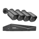 SANNCE 8路1080P Lite DVR闭路电视系统，带4/8个FD 2.0MP安全摄像头，红外户外IP66视频监控套件，支持移动侦测