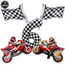 Dirt Bike Birthday Party Decorations for Boys Motorcycle  Party Supplies Motorcycle Balloon Banner Cake Toppers Hanging Decorati