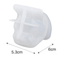 DIY Cute Animal Crystal Drop Glue 3D Mold Easter Rabbit Cat Dog Silicone Mold For Candle Making Home Table Decoration Crafts