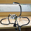 Helping Hands Soldering Third Hand PCB Circuit Board Holder Flexible Arms with Desk Clamp Base for Electronic Boards Repair Tool