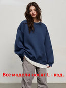 Wolfeel Oversized Hoodies & Sweatshirts for Women Autumn Winter Thick Warm Fleece Sweatshirt Girls Streetwear Loose Pullovers