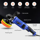 1400W Electric Car Polisher with Handle, Rotaty Buffer, 800-3500 RPM, 6 Variable Speed, 150 and 180mm Polishing Plate
