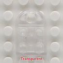 50pcs DIY Building Blocks 3176 Brick Heart Necklace/Key Ring Toys 2x 3 Heart-shaped Multicolor Educational Toy Gift for Children