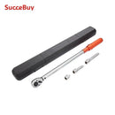 SucceBuy 1/2" 1/4" 3/8" 机械扭矩扳手套装精密指针式手动工具扭矩扳手车间汽车维修工具