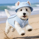 The Summer Shield | Breathable Mesh Cooling Vest for Dogs & Cats with Sun Cap
