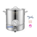 The Alchemist's Vessel | 5-Gallon Tri-Ply Stainless Steel Brew Kettle