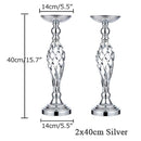 ERMAKOVA Flower Arrangement Stand Vase Pillar Candle Holders Wedding Party Dinner Centerpiece Event Restaurant Hotel Decoration