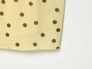 BSAY 2026 Women's Yellow Polka Dot Maxi Dress Sleeveless Crew Neck Waist Ruched Elegant Long Dress Summer Casual Party Dresses