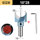 Tideway Dia.6-30mm Carbide Woodworking Bead Drill Bits 10mm Shank Wooden Buddha Ball Router Bit Beads Industrial Grade Hand Tool