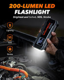 WOLFBOX 3000Amp Car Jump Starter Booster Battery Jumper Power Bank Fast Charger