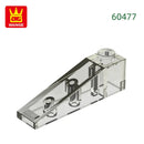 Wange 92Pcs/lot Slope 18°4x1 Roof Block Moc Color Accessories Compatible with 60477 Brick DIY Children's Toy Assembly Parts