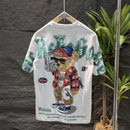 Male Tees Shirts Black Hip Hop Tops Rock Men's T-shirt Anime Print Katoen Aesthetic Clothing Chic Hot Wholesale New in Summer Xl