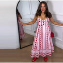 Fashion Women Floral Dress Sleeveless Spaghetti Strap Cinched Waist Slim Female Dress Chic Summer Vacation Clothes 2026 New