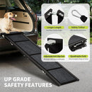 Upgraded Dog Ramp For Cars Folding Pet Ramp For Large Dogs With Non-Slip Surface Portable Outdoor Dog Car Ramp Up to 250 LBS