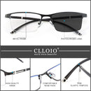 CLLOIO 变色老花镜 男士渐进多焦点防蓝光老花镜 TR90 远视老花眼镜