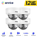 ANNKE C1200 智能双光 12MP 超高清 PoE IP 摄像机 内置麦克风 监控安防摄像头 彩色红外夜视 IP67