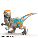 Jurassic Dinosaur Park Dinos World Building Blocks Animals Tyrannosaurus Rex Indominus I-Rex Blue Figures Triceratops Toys