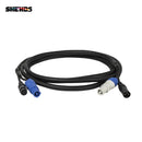 SHEHDS Powercon Plug And DMX Signal Line Connection 2/3 Meters Hand in Hand Cables Lighting Accessories For Stage DJ Disco