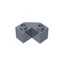 Gobricks 10PCS Building Blocks 2x2 Brick 45 degrees compatible with 87620 Ｃhildren's  toys Assembles Small Particle Parts Brick
