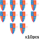 MOC Medieval Accessories Series Building Blocks Military Army Soldier Armour Shield Helmet Sword Crown Weapon Knight Bricks Toys