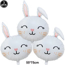 Cute Animal Easter Rabbit Mini Figurines Bunny Carrot Cake Decoration Chick Cupcake Toppers Easter Party Baking Supplies