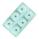6 Donut Cake Silicone Molds Kitchen Baking Cookie Mold High Temperature Resistant Baking Tray Donut Making Mold Cake Accessories