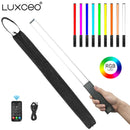 LUXCEO Q508A 手持式RGB摄影灯管 LED棒灯 3000K-6000K CRI 95+ 适用于YouTube Vlog的摄影棚彩色光棒